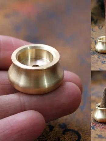 Brass Incense Cone Burner Bowl