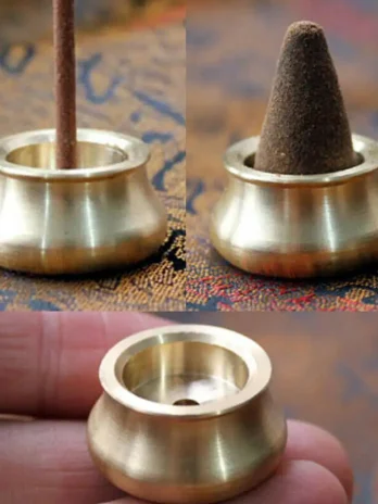 Brass Incense Cone Burner Bowl