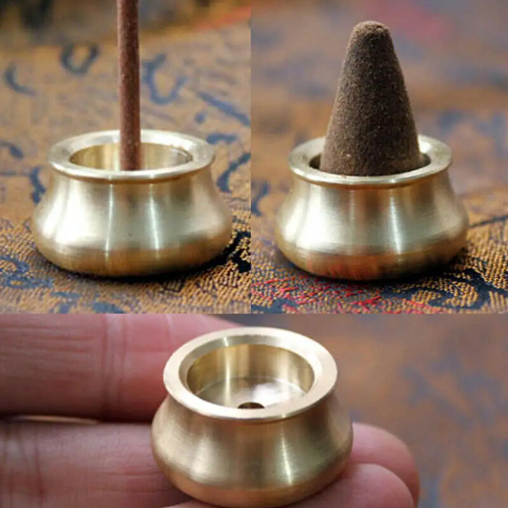 Brass Incense Cone Burner Bowl