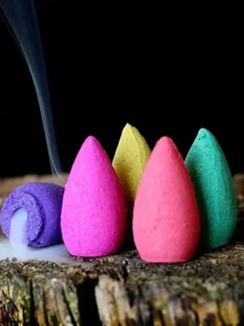 Aromatherapy Cones Natural Tower Backflow Incense Fragrant  50pcs